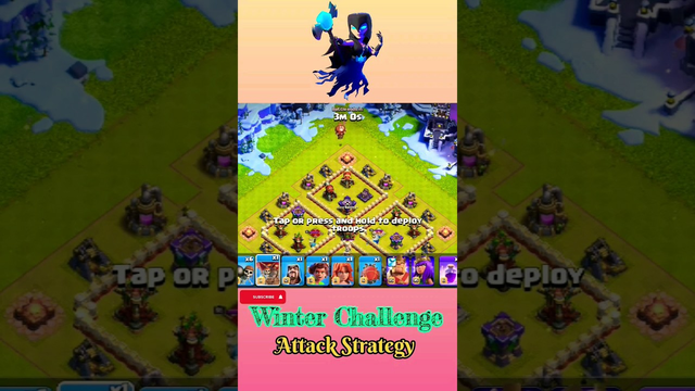 COC winter mood Attack Strategy (Clash of Clans) #coc #gaming #viral #cwl #vutugaming #shorts