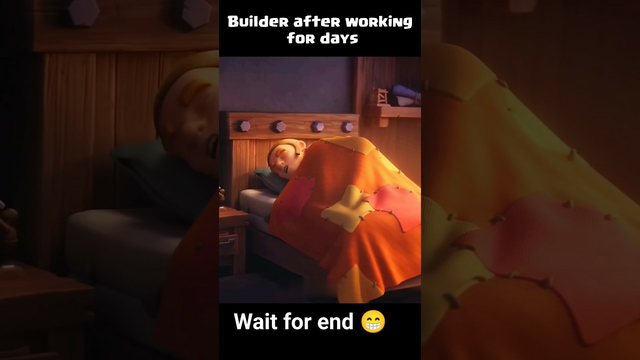 Builder After Working for days II Clash of clans II #shorts #clashofclans #cocshorts #clash #shorts
