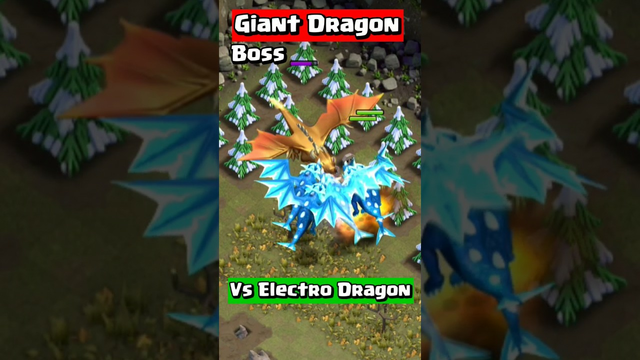 Giant Dragon Vs Dragon Family | Clash of Clans