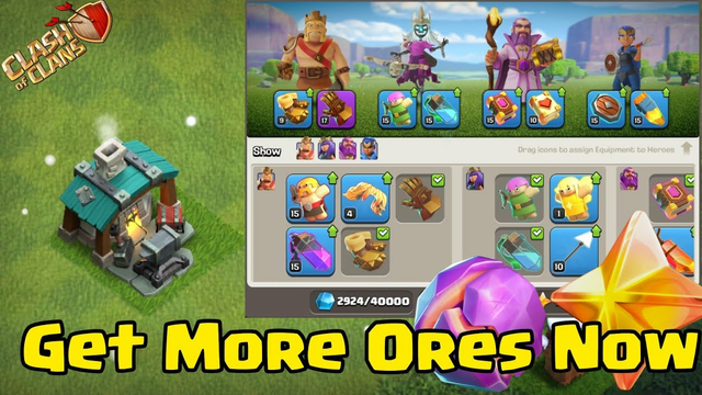 Tips to Get More Ores  for Hero Equipments | Coc Malayalam