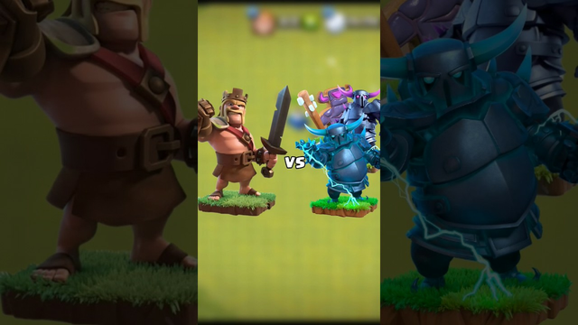 The Ultimate War: King vs Pekka Family | Clash of Clans | #clashofclans#shorts