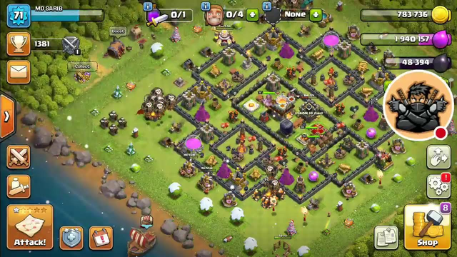 Clash of clans Gameplay live || playing solo || good streaming ||