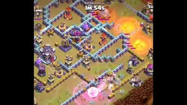 clash of clans powerful players use powerful army #shorts