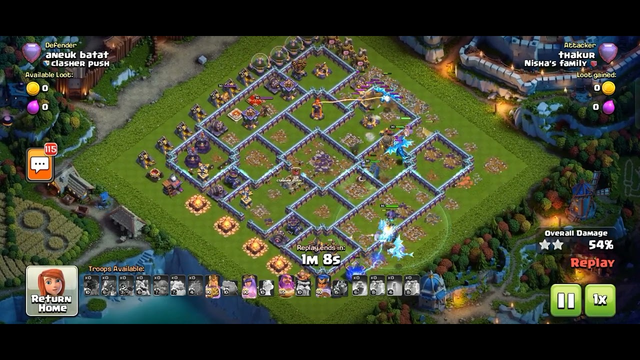 clash of clans attack on maxx tawnhall 3star  2024