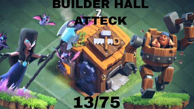 CLASH OF CLANS BUILDER HALL NEW ATTECK STRATEGY 2024 (NIGHT WITCH) #clashofclans  #COC #2024
