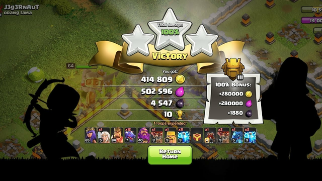 12th town hall 3star attack in clash of clans in vk gaming1
