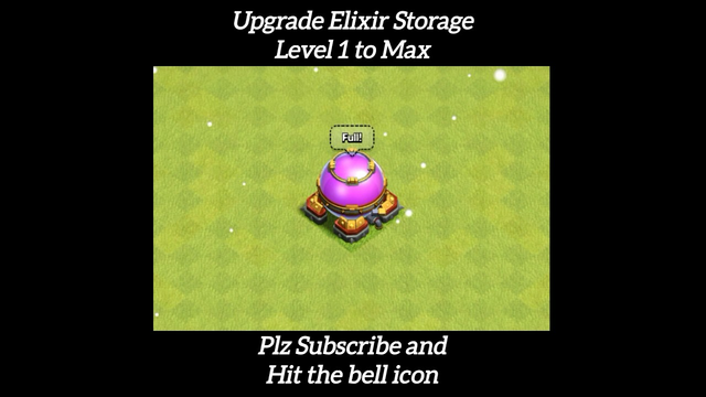 Upgrade Elixir Storage level 1 to Max || Clash of clans || #shorts #short #cocedits