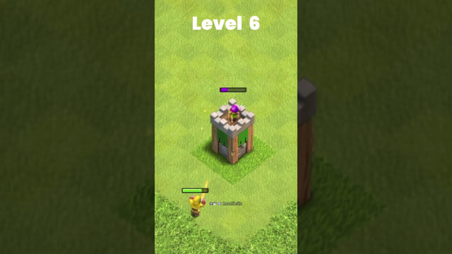 Max Wizard vs Archer Tower in Clash of clans #android #clashing #basebuilding #coc #clashbeing #gami