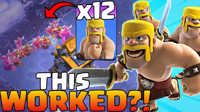 Mass Barbarians OVERWHELMED This Top Player! | Clash of Clans Builder Base 2.0