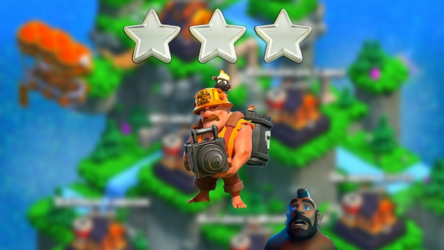clash of clans. How to get 3 stars with Super Miner.