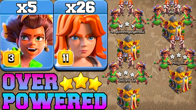 Th16 Attack Strategy With New Root Rider + Valkyrie !! Best Th16 Attack in Clash Of Clans