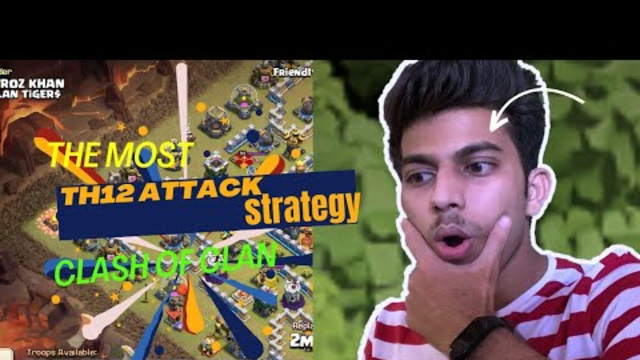 How To Use The Best TH12 Attack Strategy (Clash of Clans) #clashofclans #viralvideo #100k