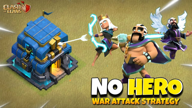 Th12 Most Powerful War Attack Without Hero in Clash of Clans