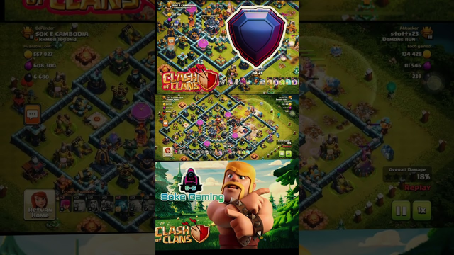 Clash of clans Attack #gameplay #clashofclans #supercell #clips #coc