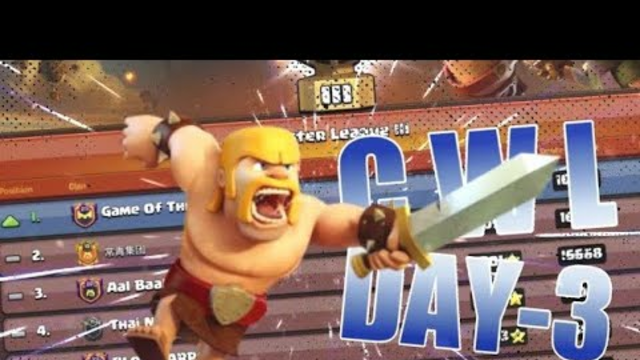 Our CWL Attacks DAY - 3  Clash of Clans