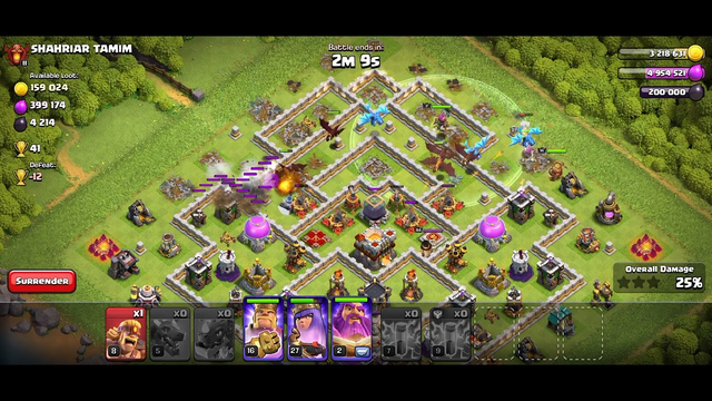 Its impossible to complete two stars in champion league |Clash of clans| plz subscribe for encourage