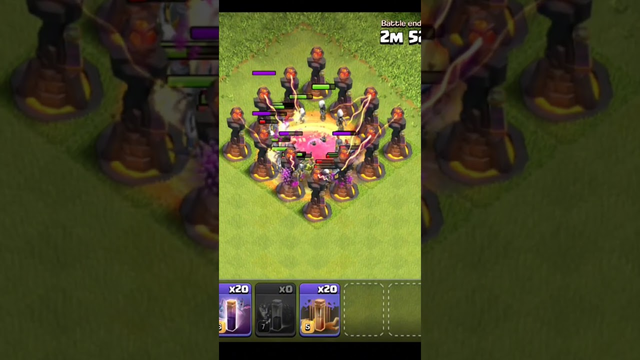 All Spells vs Inferno Towers  |  Clash Of Clans