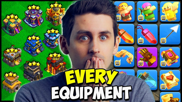 Using EVERY Equipment in a SINGLE War in Clash of Clans!