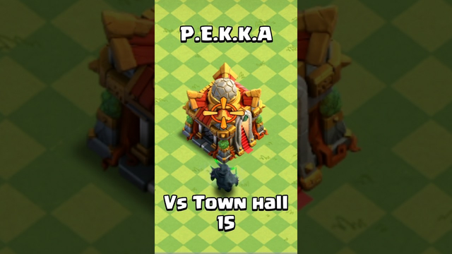 P.E.K.K.A Vs New Level Defence | Clash of clans #shorts