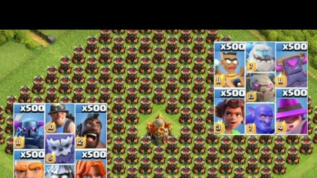 All Max Troops vs Unlimited Max Bomb Tower | Clash Of Clans |