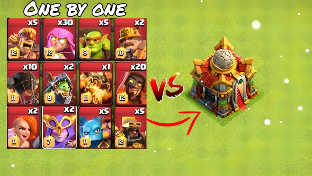 Town hall 16 vs all Max super troops in clash of clans - coc experiment #gaming #coc