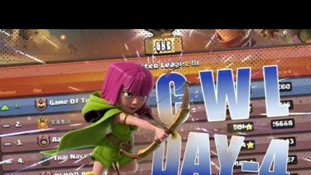 Our CWL Attacks DAY - 4 (Clash of Clans )