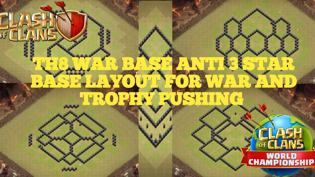 Best th8 WAR base 2024 | clash of clans #clashofclans #th8