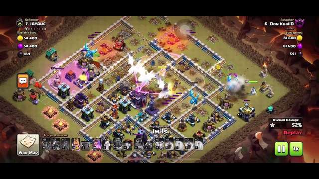 Electro Dragon Attack Town Hall 15 ( 3* Clash Of Clans )
