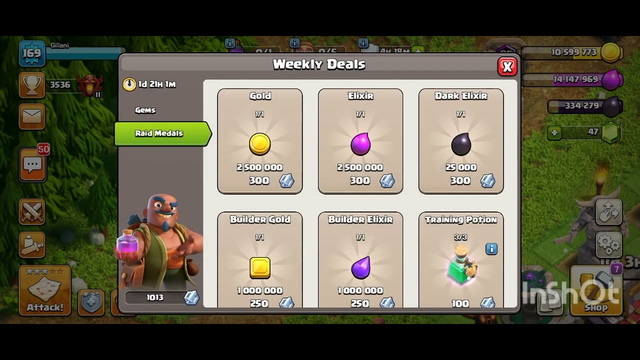 how to spend Raid Medals in Trader shop in clash of clans