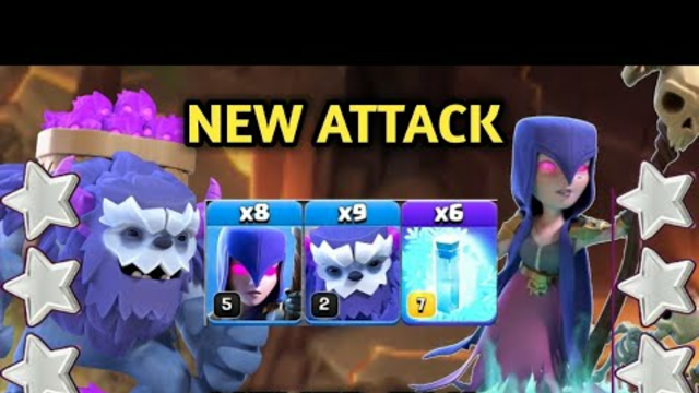 The Best Th12 Yeti Witch Attack ( Clash of clans)