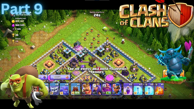 Daily Attack Clash of Clans part 9