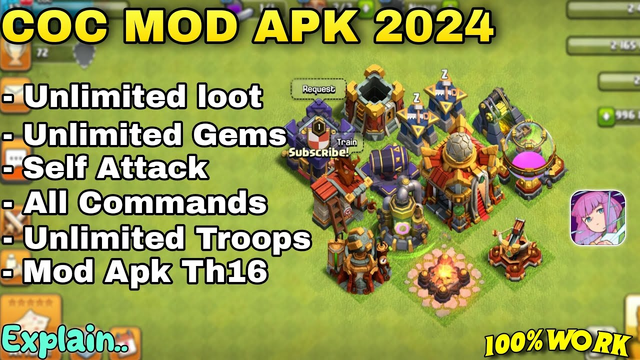 Coc Mod Apk 2024 | Explain | Clash of Clans