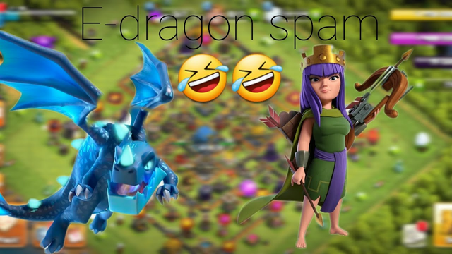 Nothing Just Normal Clash Of Clans electro- dragon spam||Harsh Bansal