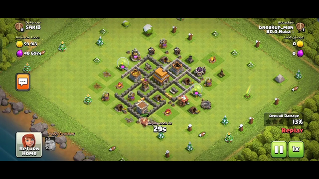 clash of clans village attacking video