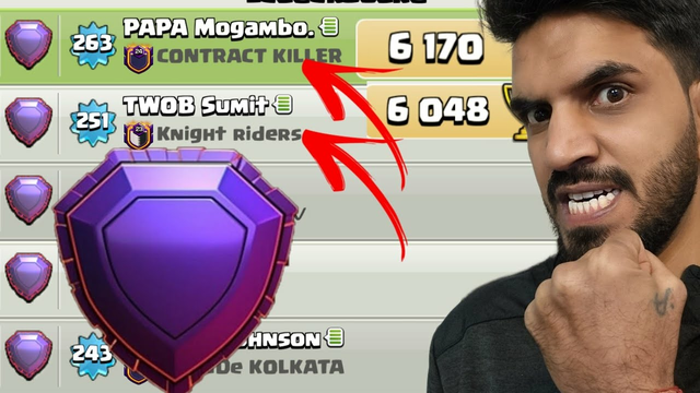Lit's beat Sumit 007 in Legend pushing challenge | Clash of clans(coc)