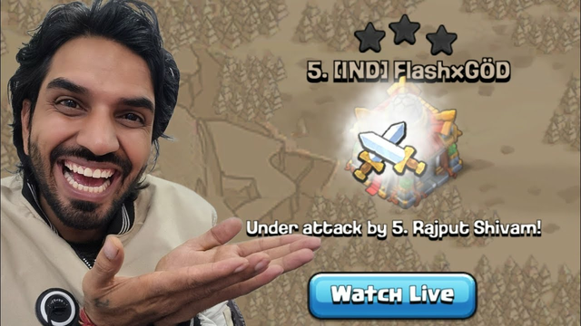 Only Rajput Shivam can SAVE us NOW | Clash of clans(coc)
