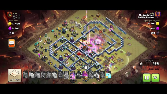 The strongest defense -Clash of clans- #coc #clash_of_clans #shorts
