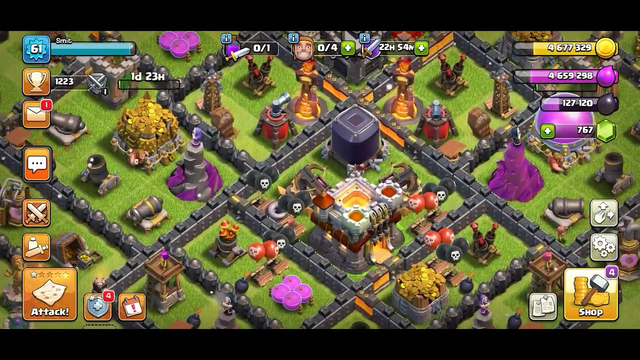 Clash of clans in My town hall  #shorts #short #devilgame0 @devilgame0