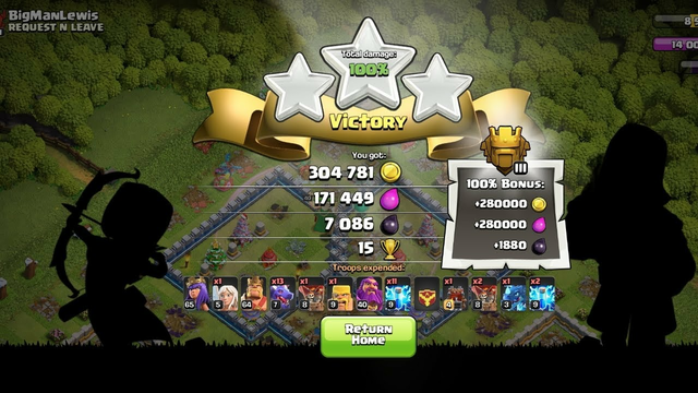 12th town hall max 3 star attack in clash of clans in vk gaming1