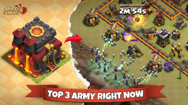Top 3 TOWNHALL 10 Army Right now in Clash of Clans 2024