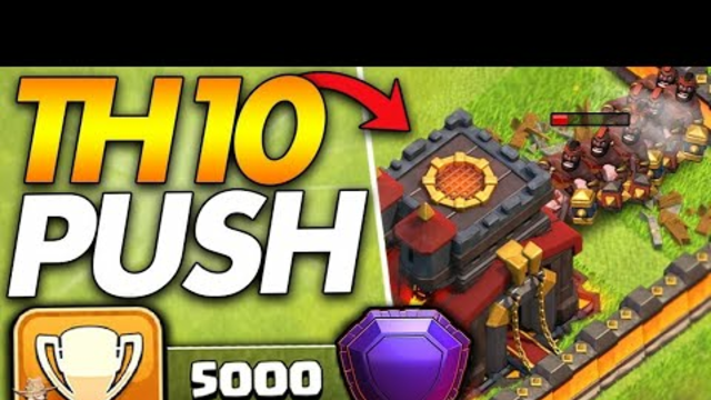 CLASH OF CLANS || HOW TO EASILY PUSH 5000 TROPHIES LIKE A PRO AND BE A LEGEND