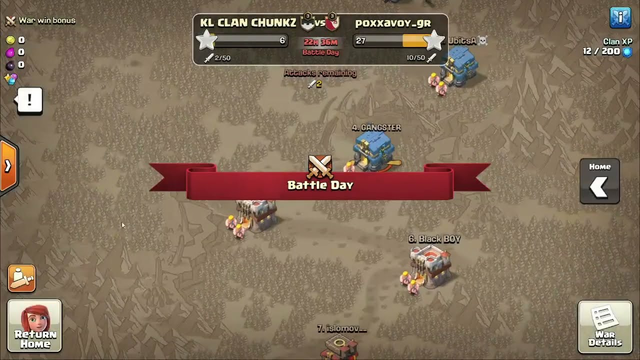 clash of clans clan war attack