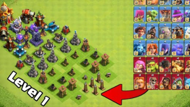 clash of clans fight gameplay #1