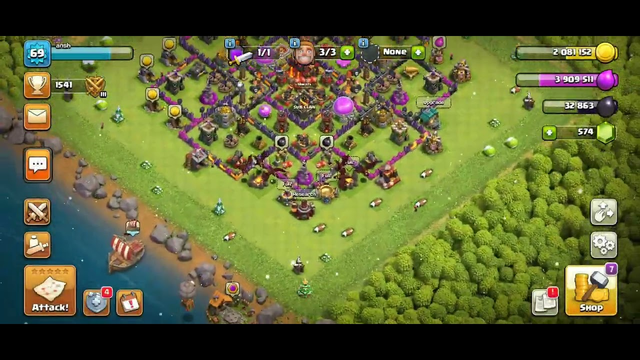 doing th10 and 12 attack in clash of clans and join my clan