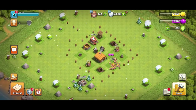 Clash of clans #my first day