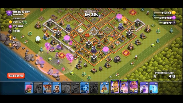 TH 11 Queencharge Laloo w/o Siege Machine | Clash of Clans