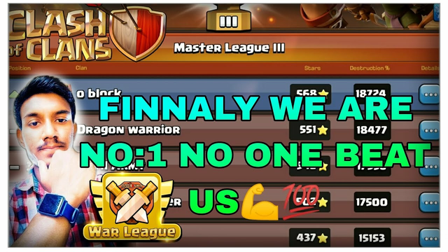 Finally We Are No 1||clash of clans || War Attack