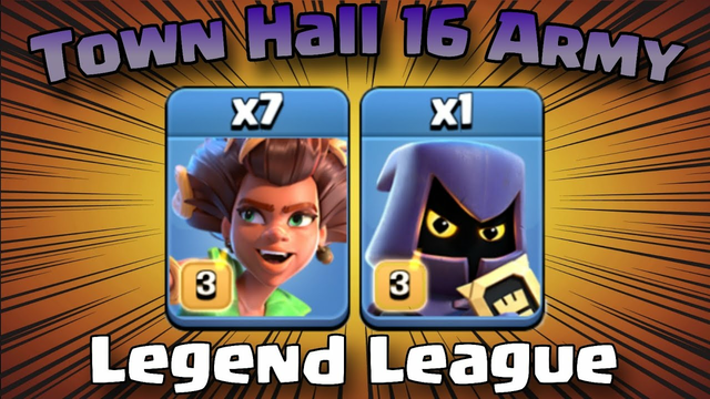 Root rides Smash in Th16 legend base Clash of clans