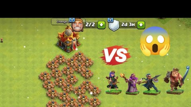 All Heroes Ps Giant Bombs+Town Hall Max(clash of clans)  | Wait For End |Must Watch |