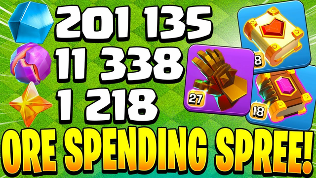 The First Ever Ore Spending Spree in Clash of Clans!
